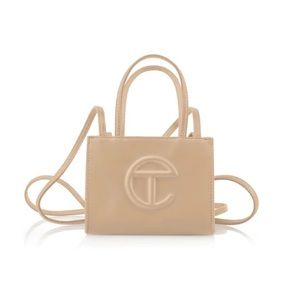 Cream Small Telfar Bag